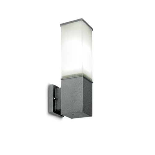 Aplique pared aluminio E27